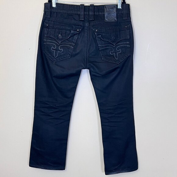 Rock Revival Steven Straight Y2K Jeans - Men's Size 33*29 (Fits 36*29) - Picture 5 of 14